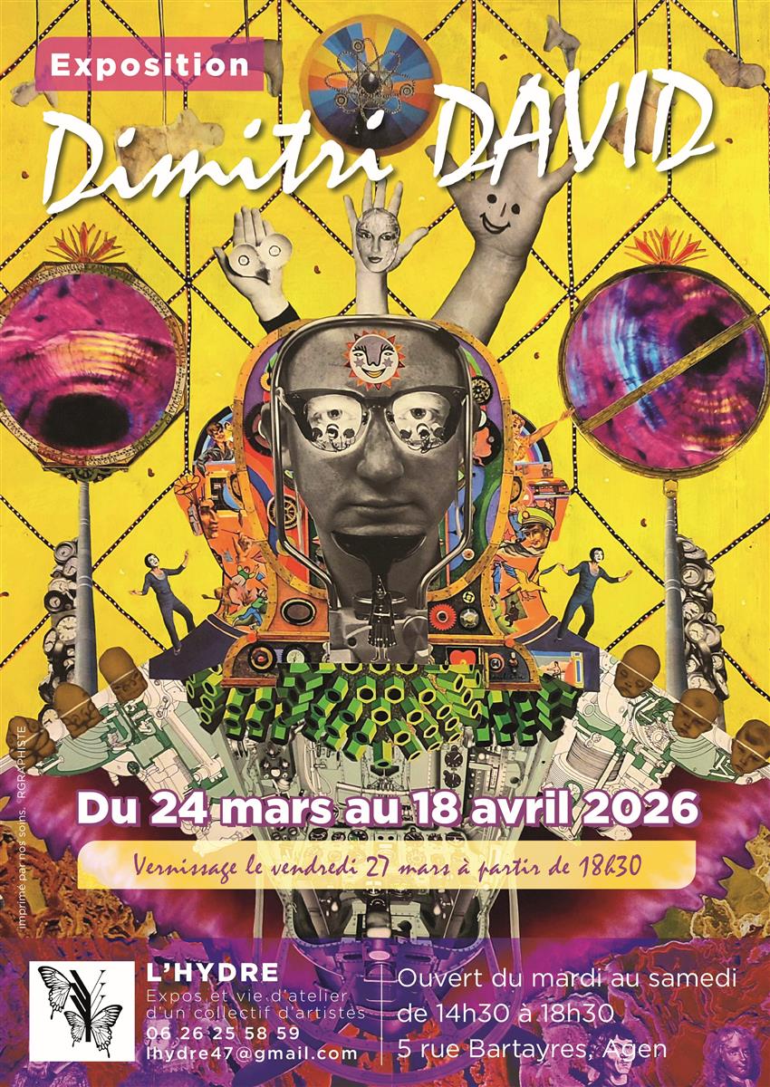 Exposition de Dimitri David : collagiste et pe ...