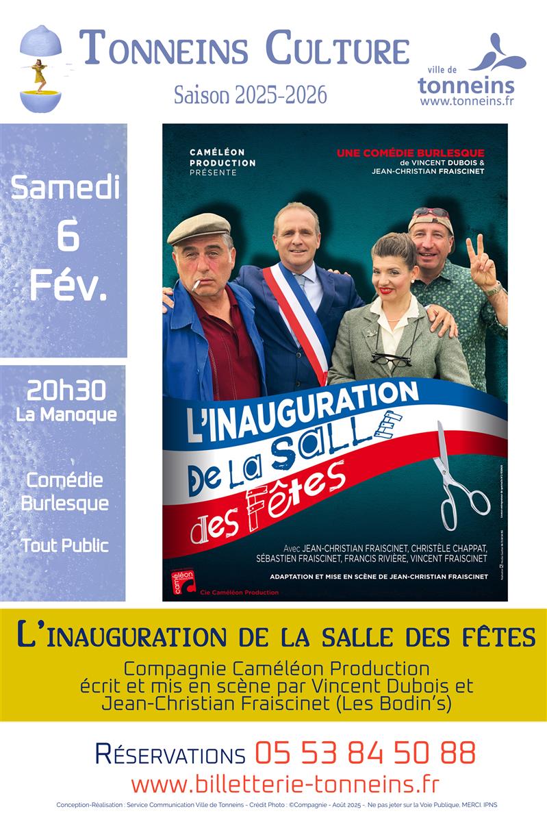 Comédie burlesque - "L'inauguration de la sall ...