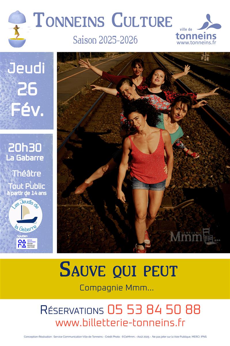 Les Jeudis de La Gabarre - Théâtre -"Sauve qui ...