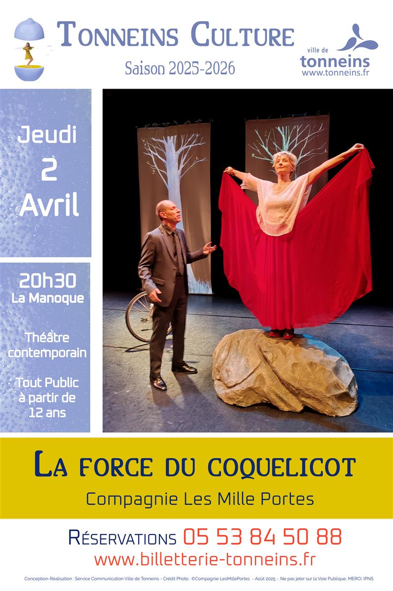 Théâtre contemporain - "La force du coquelicot"