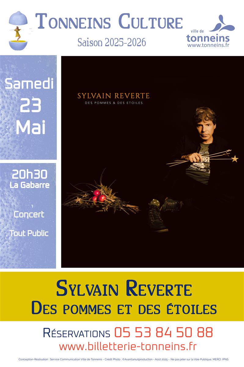 Concert - Sylvain Reverte "Des pommes et des é ...