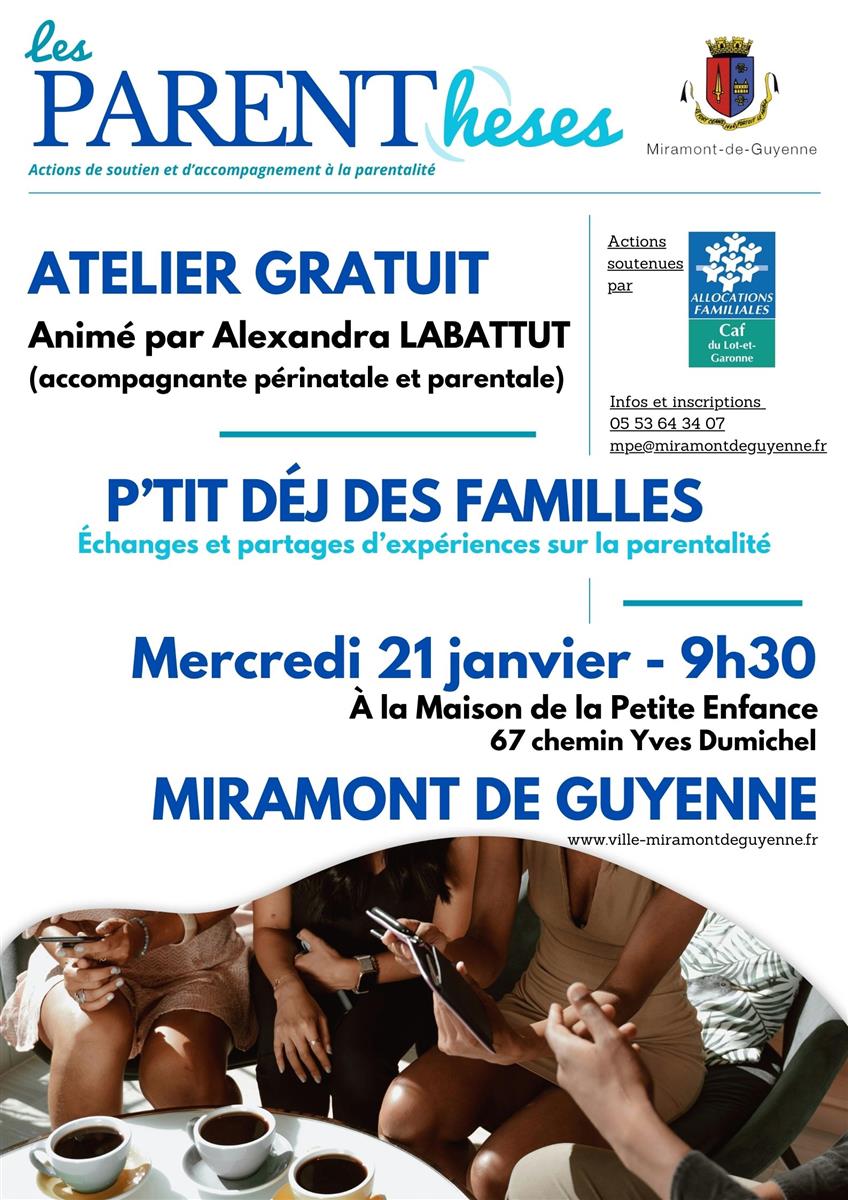Atelier parenthèse : P'tit déj des familles