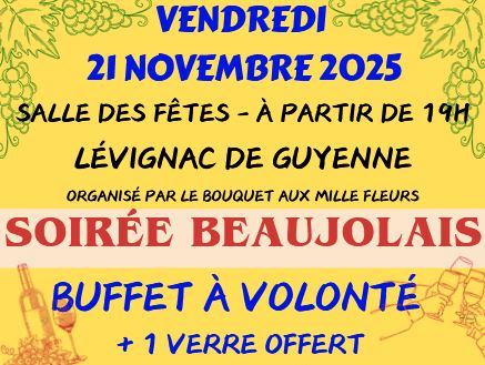 Soirée Beaujolais buffet à volonté