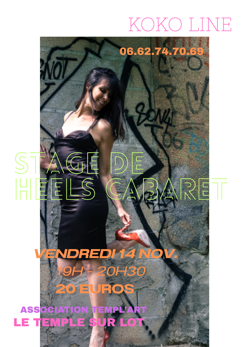 Stage de heels cabaret