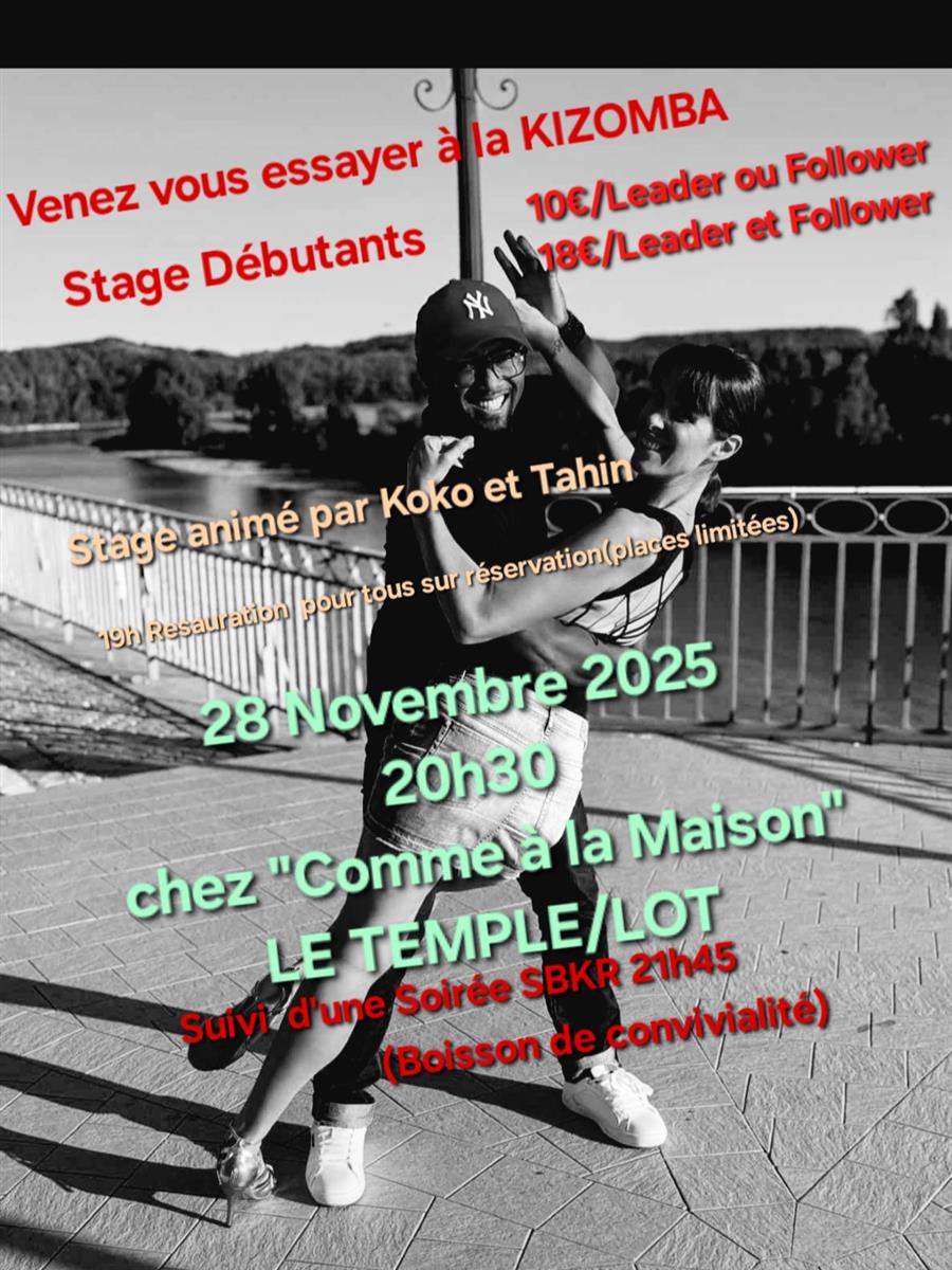 Soirée SBK et stage de kizomba