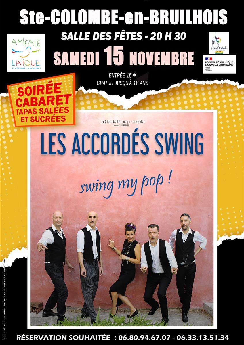 Soirée cabaret : les accordés swing