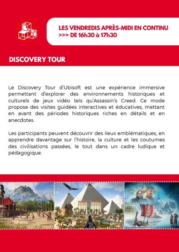Micro-Folie : Discovery Tour Ubisoft