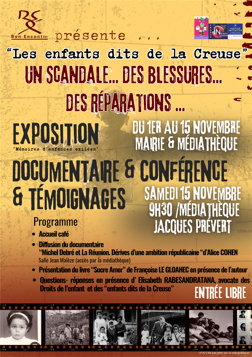 Exposition "les enfants dits de la Creuse"