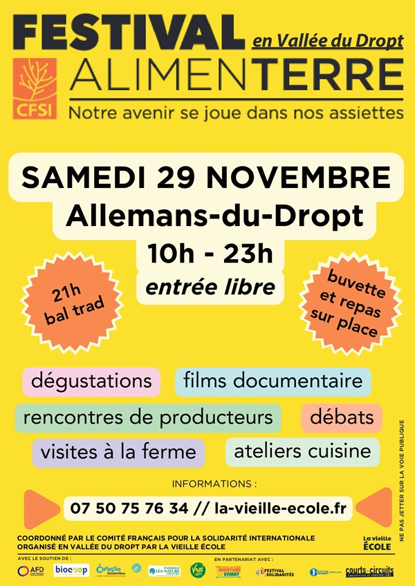 Festival Alimenterre en Vallée du Dropt - Notr ...