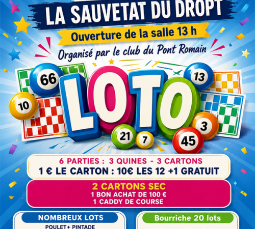 Loto du Club du Pont Romain