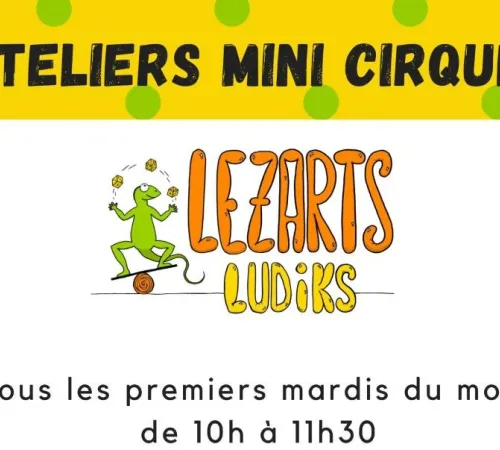 Atelier de cirque avec Lezarts Ludiks pour les moins de 3 ans