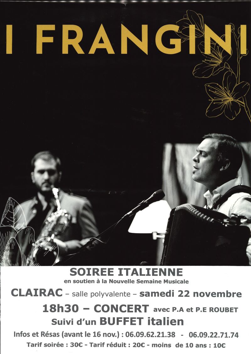 Soirée Italienne "I Frangini"