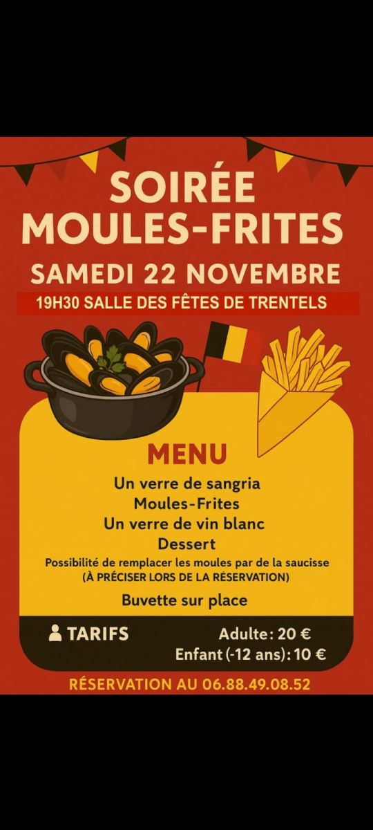 Soirée Moules Frites