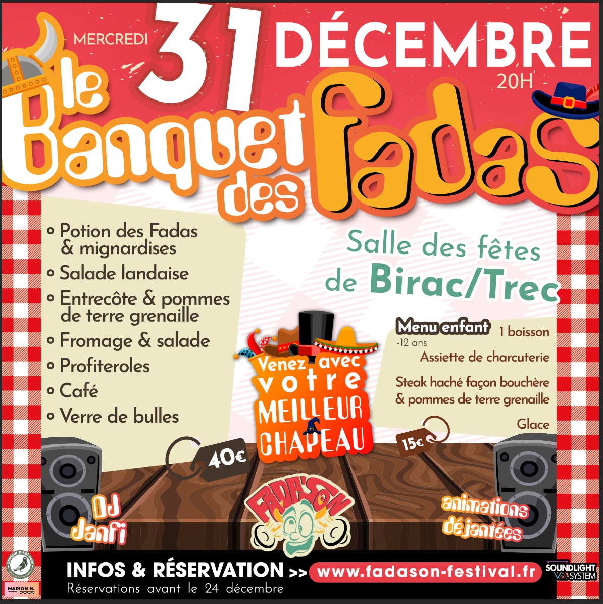 Banquet des Fadas à l'occasion du Nouvel An