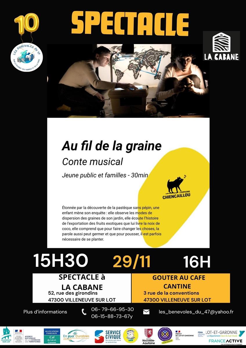 Spectacle "Au fil de la Graine"