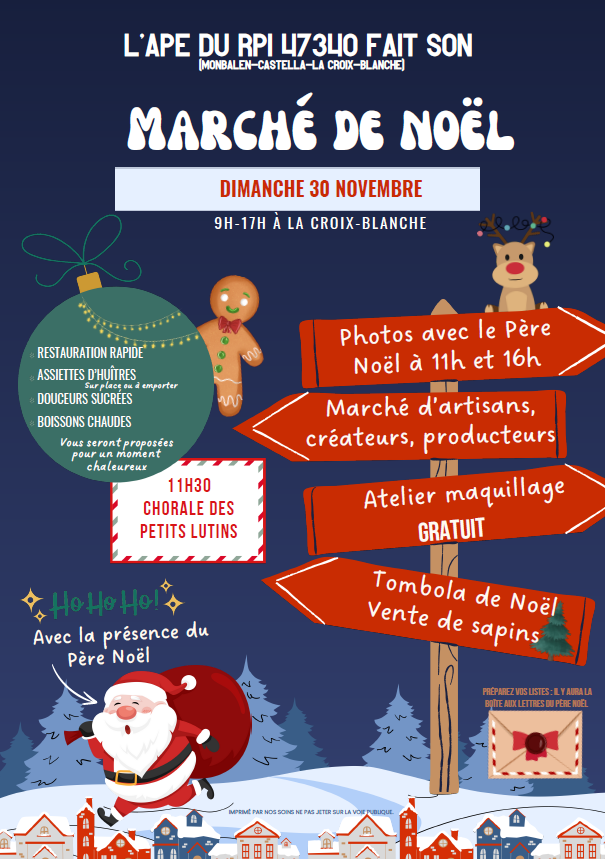 Marché de Noël La Croix-Blanche