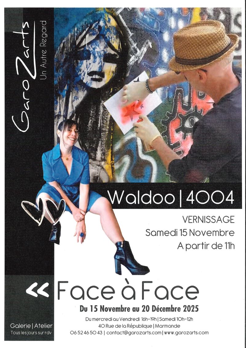 Exposition de Waldoo et 4004 "Face à Face" à G ...