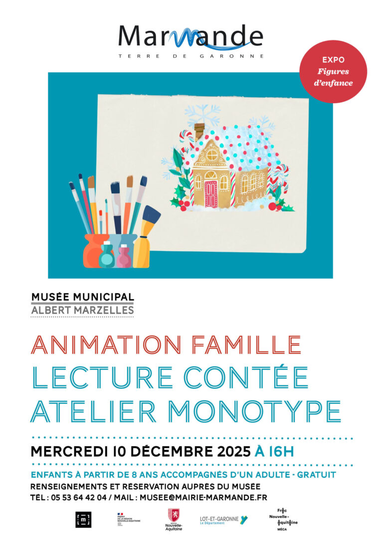Animation Famille au Musée Marzelles - Lecture ...
