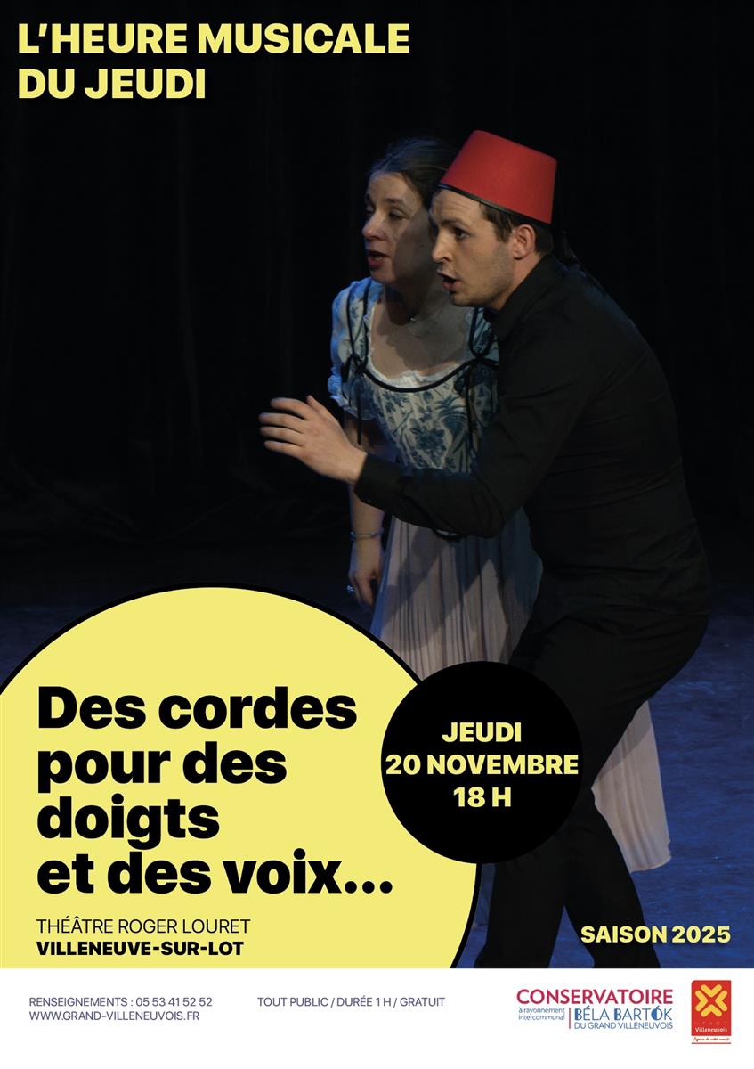 Des cordes pour des doigts et des voix...