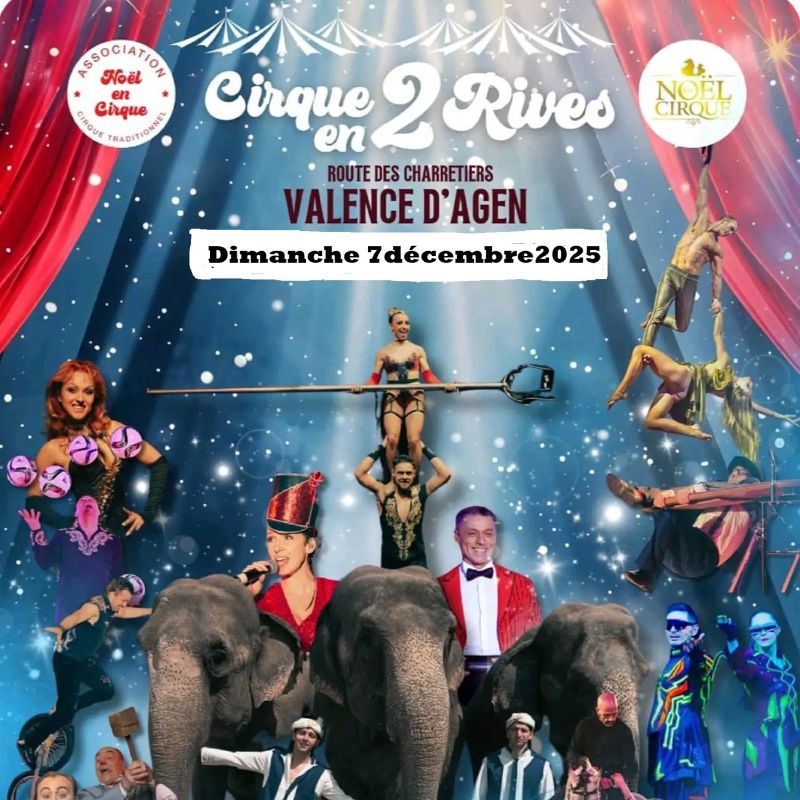 Sortie en car à Valence d'Agen : Noël en cirque