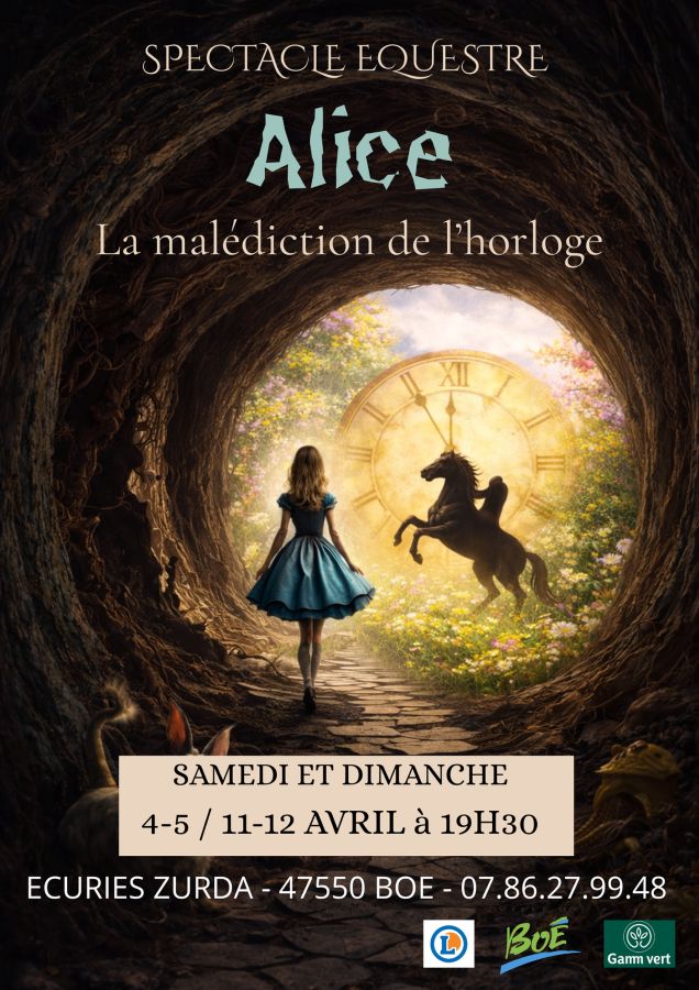 Spectacle équestre : "Alice, la malédiction de ...