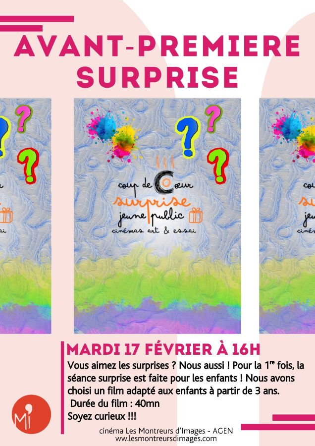 Avant-première surprise !