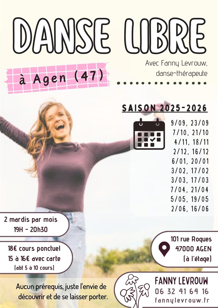 Atelier de danse libre