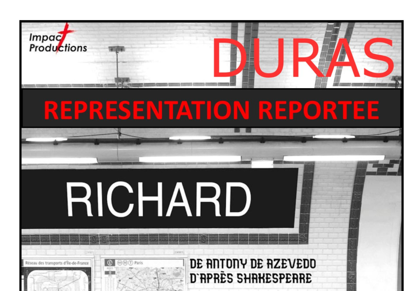 Théâtre "Richard" avec Antony de Azevedo et Lu ...