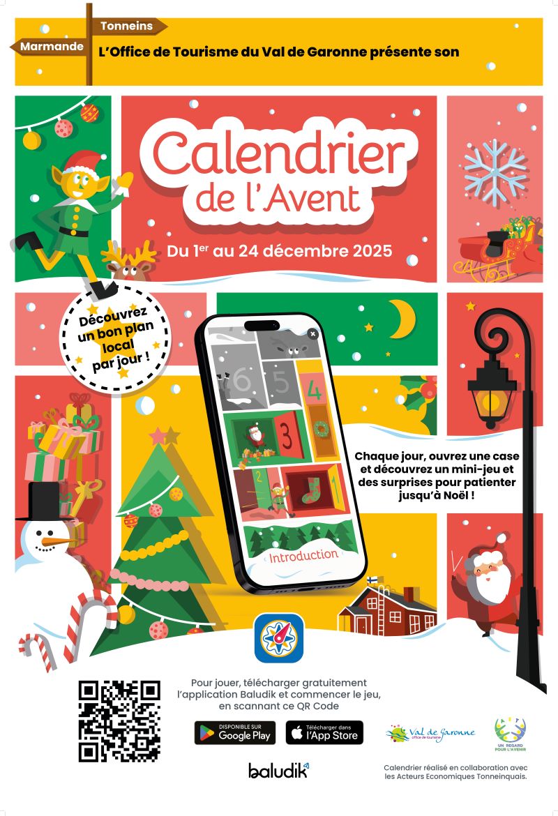 Calendrier de l'Avent Spécial Val de Garonne !