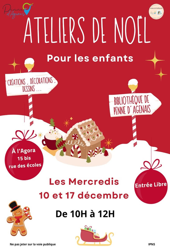 Ateliers de Noël pour les enfants