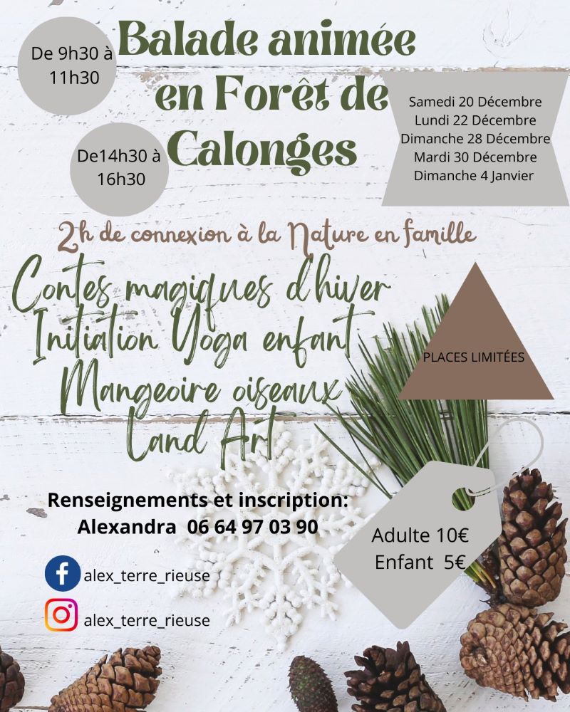 Balade animée en forêt de Calonges