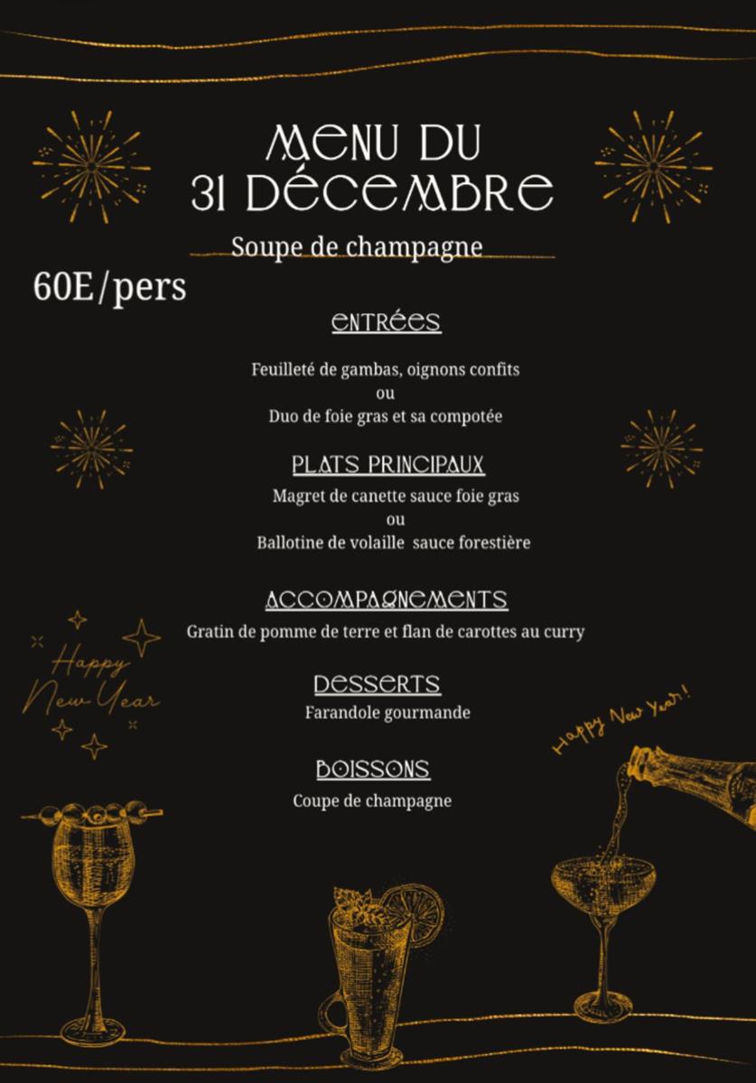 Menu de la Saint-Sylvestre
