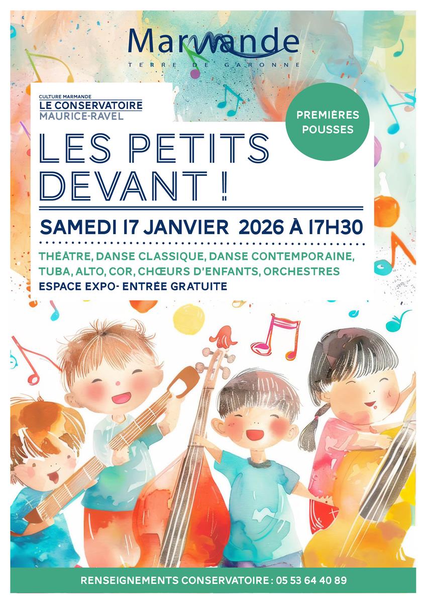 Spectacle "Les Petits devant" du Conservatoire ...