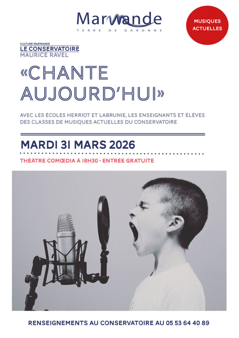 "Chante aujourd'hui" - Conservatoire Maurice Ravel