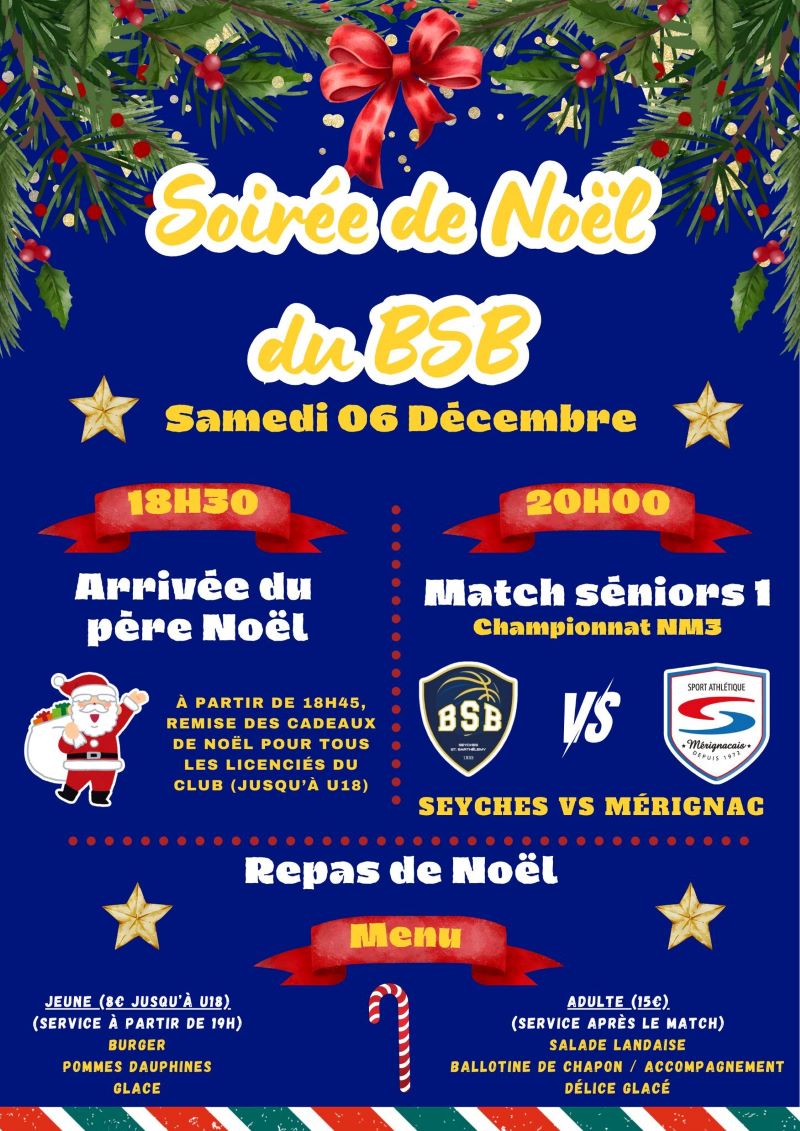 Soirée de Noël du BSB