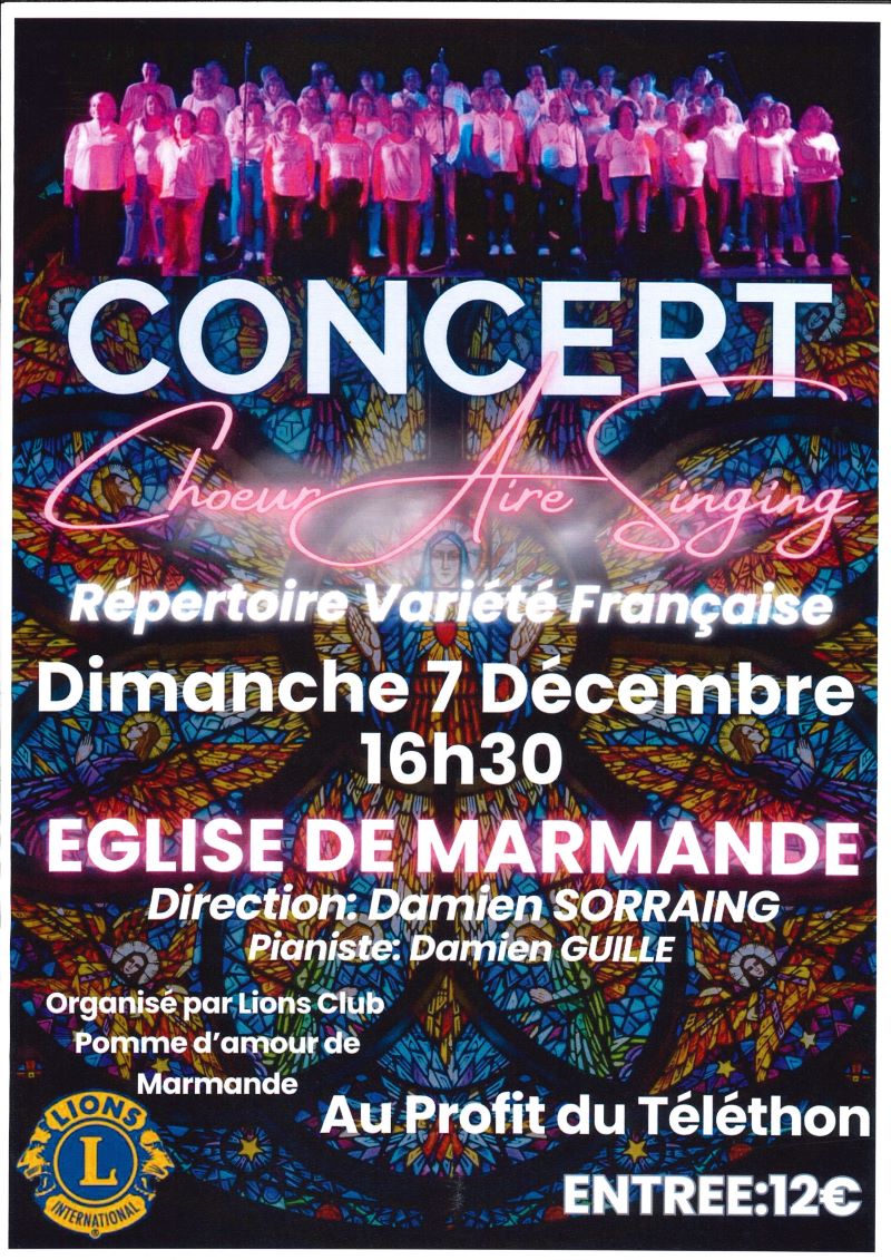Concert Choeur Aire Singing