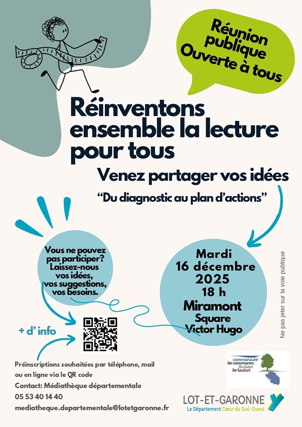 Réunion publique - Réinventons ensemble la lec ...