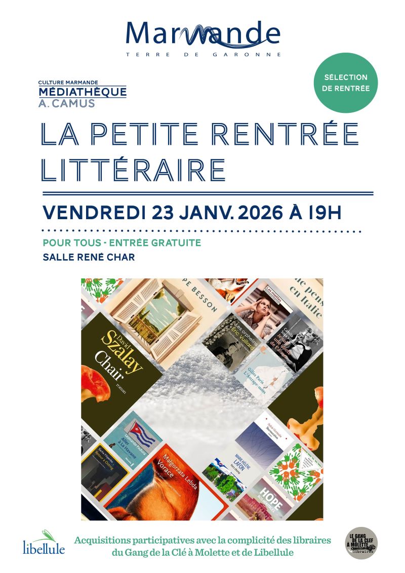 La petite rentrée littéraire à la Médiathèque  ...