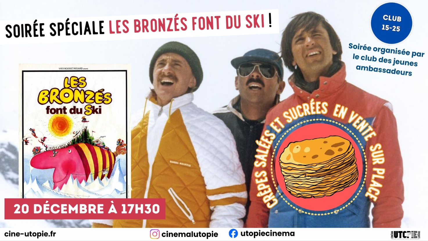 Ciné-Crêpes : Les Bronzés font du ski (et des  ...