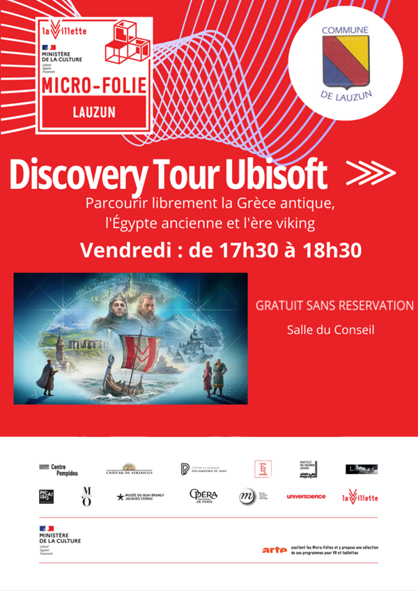 Micro-Folie : Discove ... - Crédit: ©mairiedelauzun | CC BY-NC-ND 4.0
