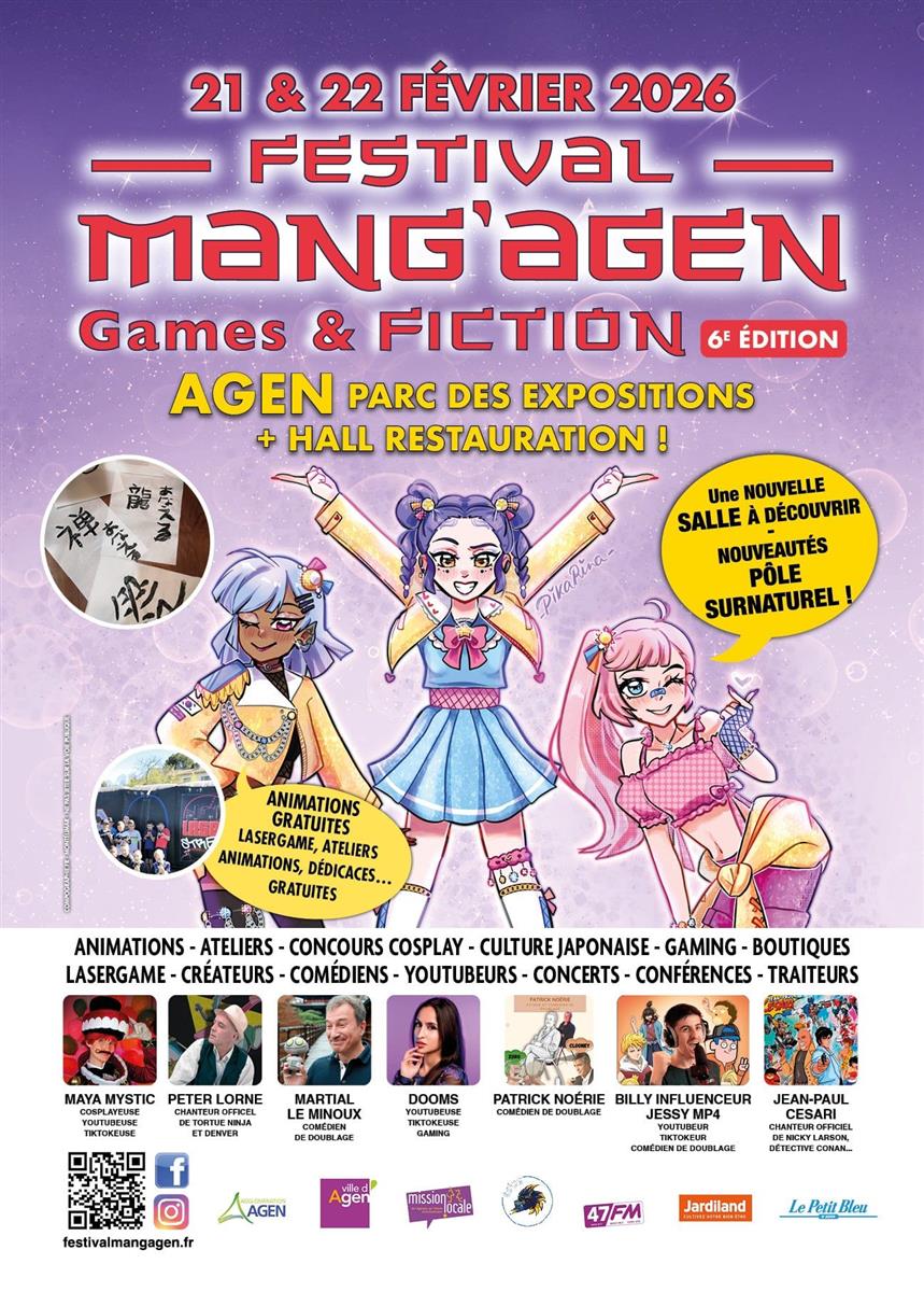 Festival Mang’Agen Games & Fiction