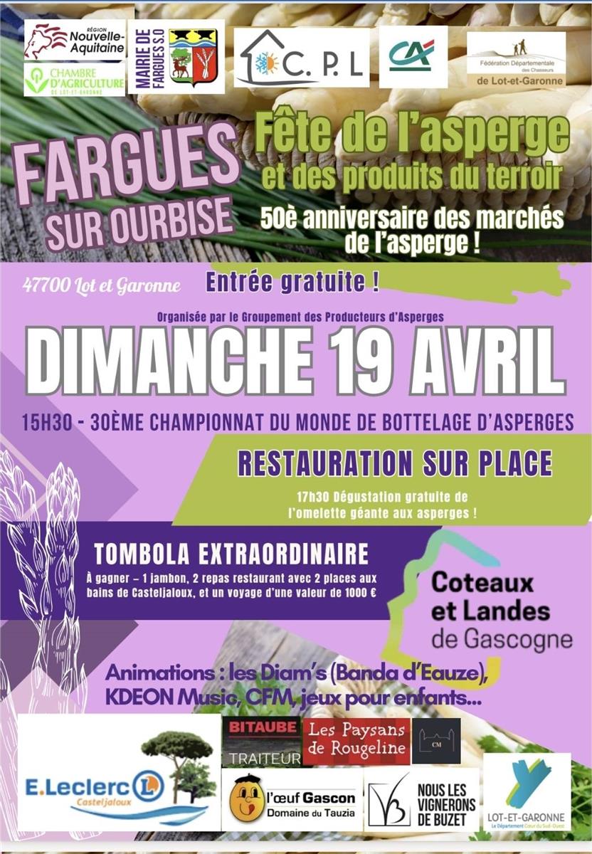 Fête de l'asperge et des produits du terroir - ...