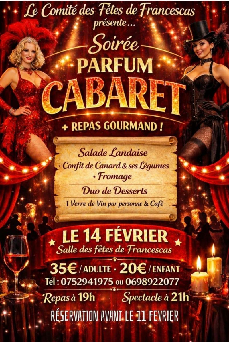 Cabaret repas spectacle