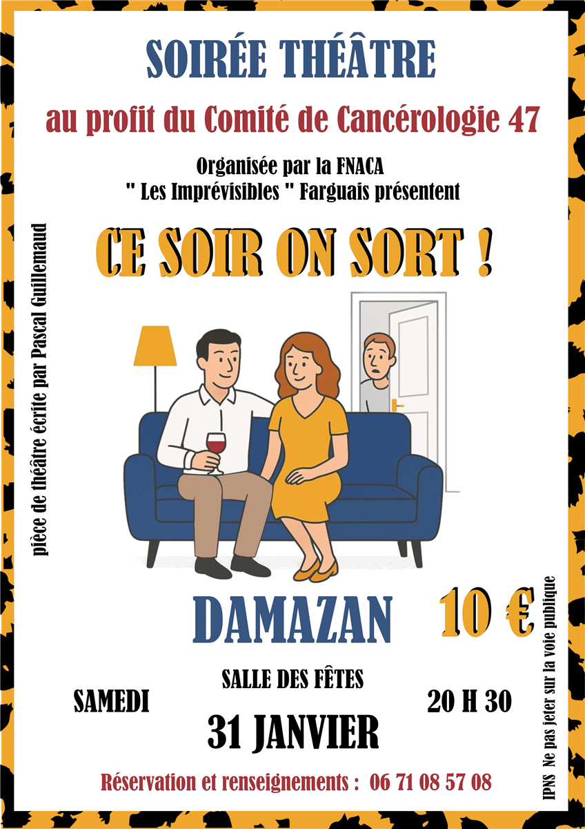 Représentation théâtrale au profit du Comité d ...