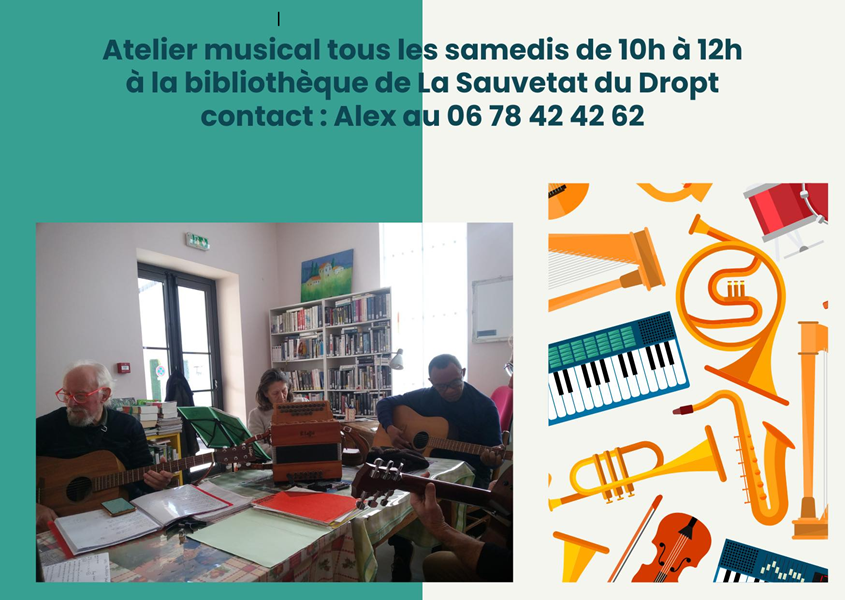 Atelier musical - Crédit: ©artsetculturesenliberté | CC BY-NC-ND 4.0