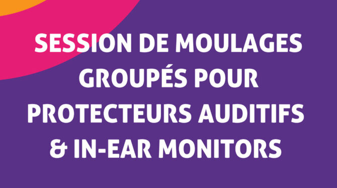 Session de moulage de bouchons d'oreille de ga ...