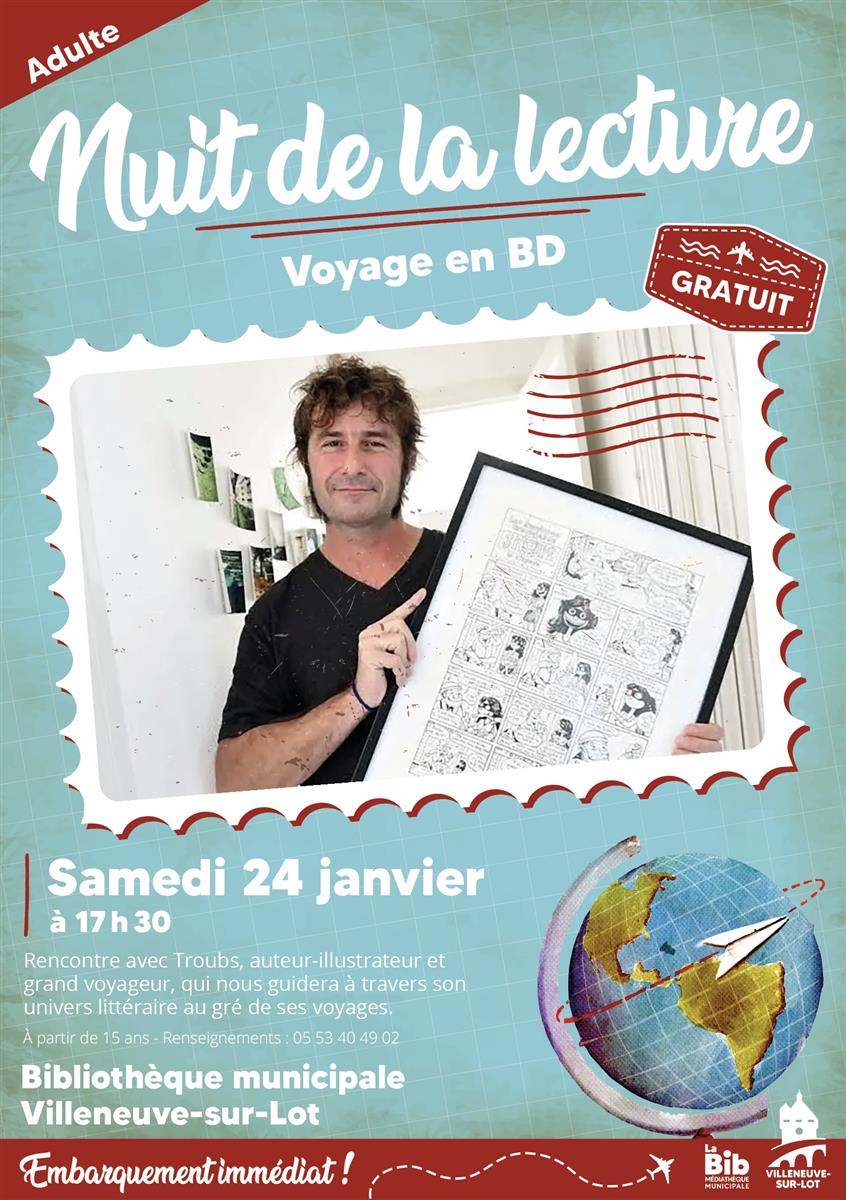 Nuit de la lecture - Voyage en BD