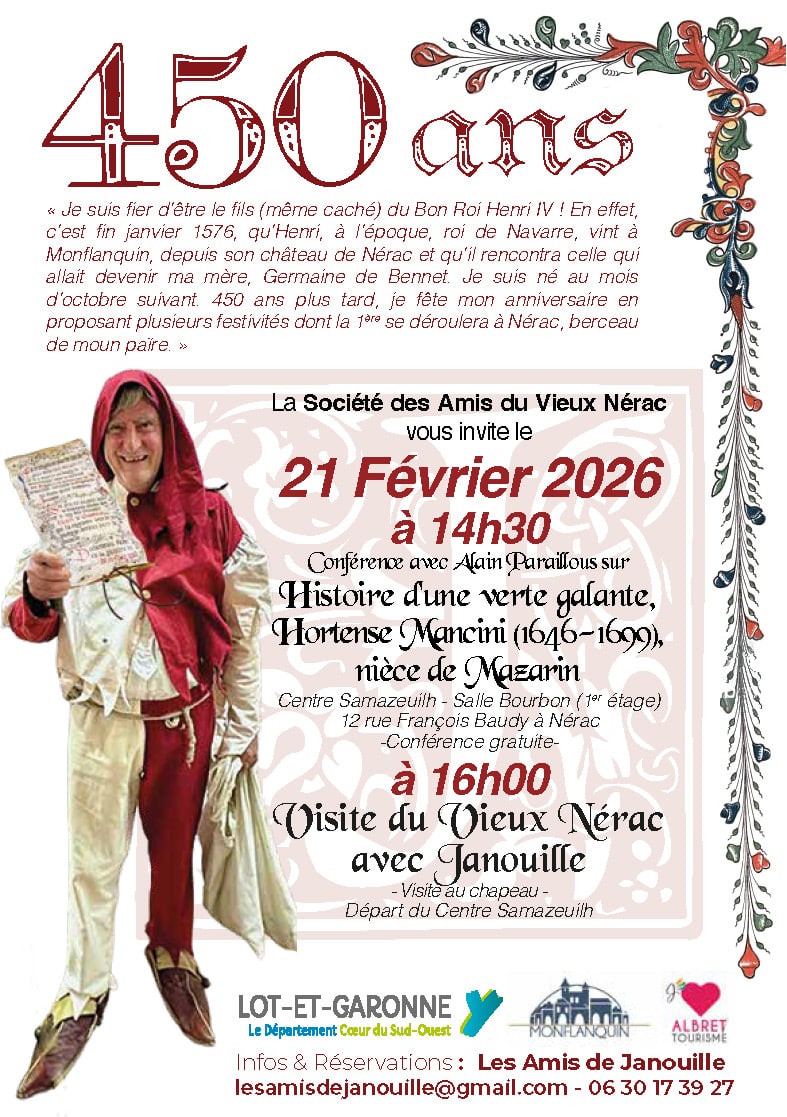 Conférence et visite de Nérac