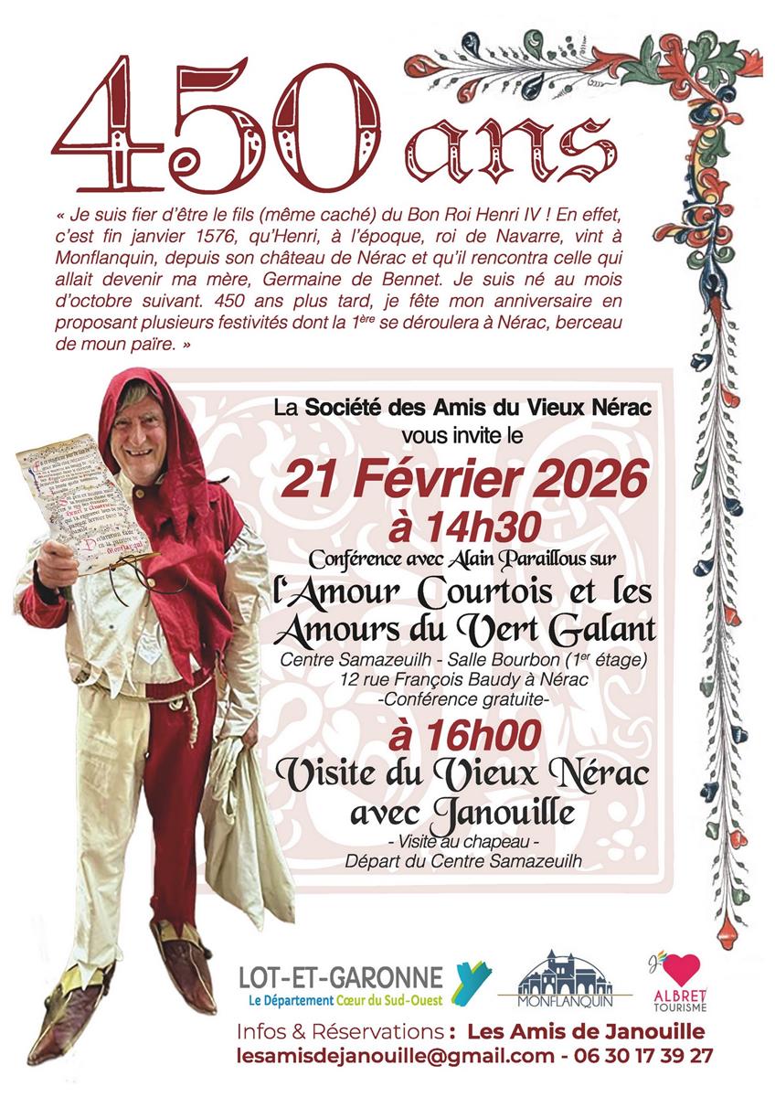 Conférence et visite de Nérac