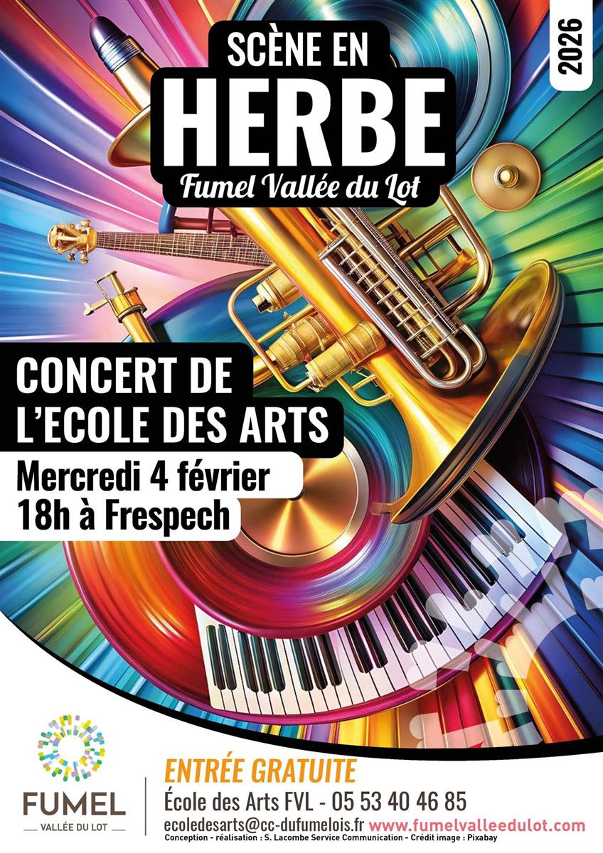 Concert école des arts - Scène en herbe